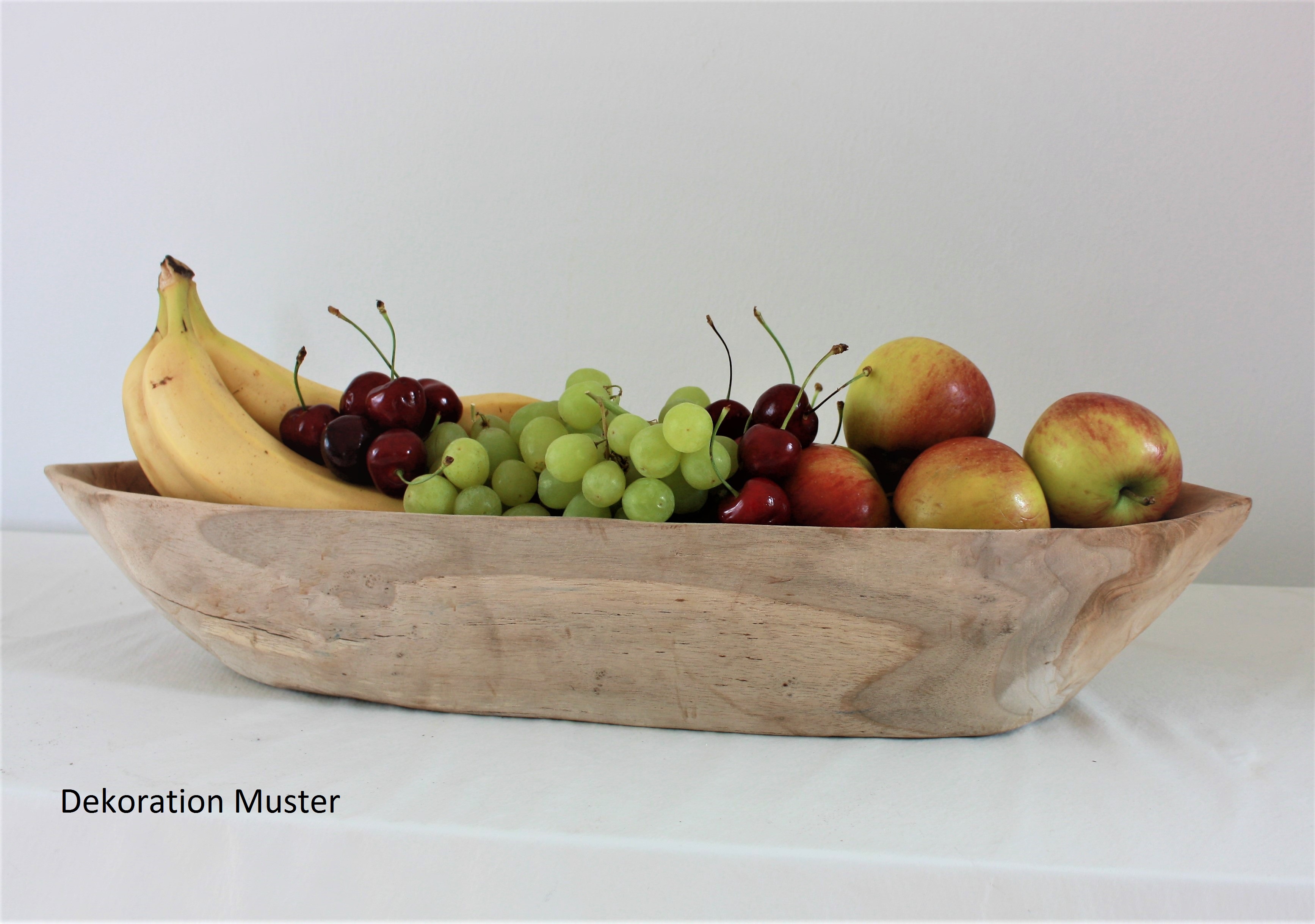 Teakholzschale Holzschale Obstschale Teakholz