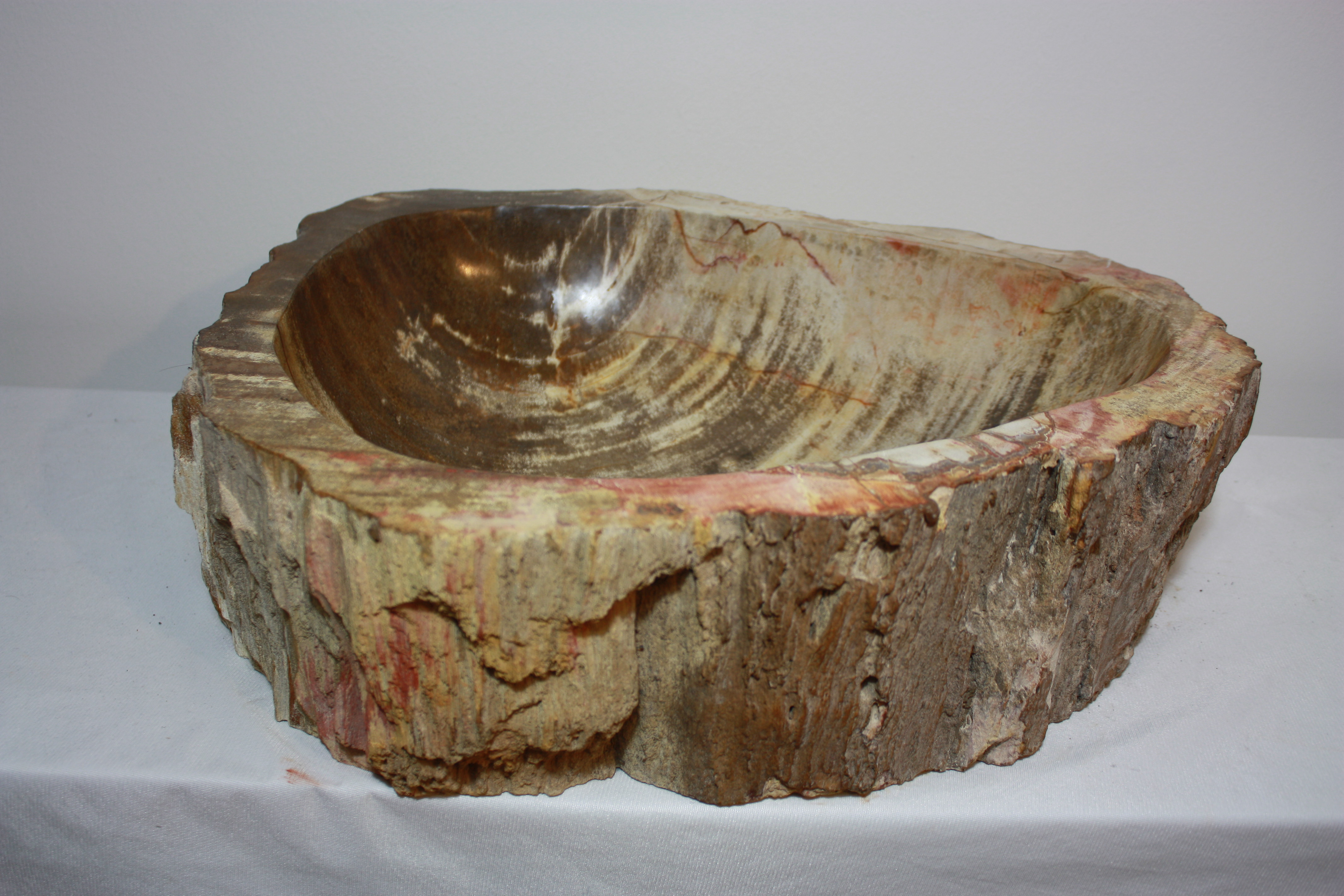 Waschbecken Versteinertes Holz Handwaschbecken gäste wc