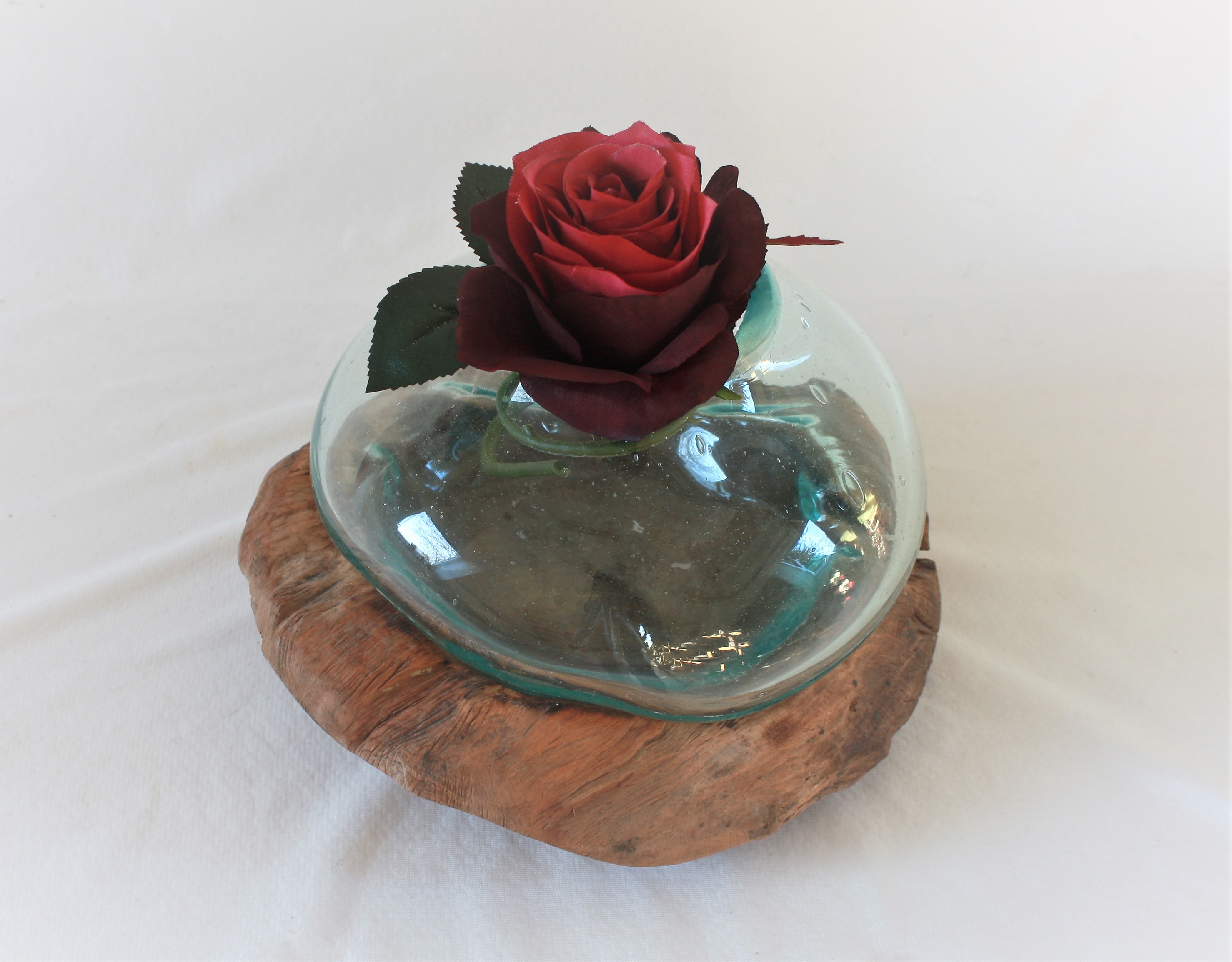 XXXFLOWER Baumförmige Glas-Anzuchtstation, 3-teilig – Für Pflanzenstecklinge, Kräuter, Deko, 14,7 Cm Hoch