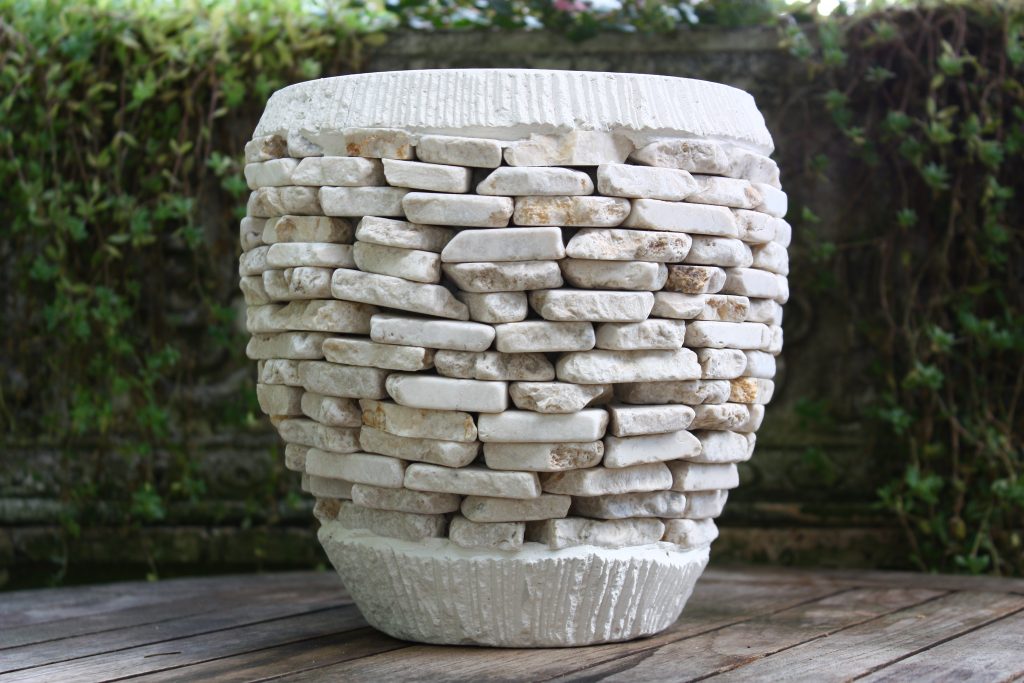 Pflanztopf Blumentopf Steinschale Blumenschale Pflanztrog